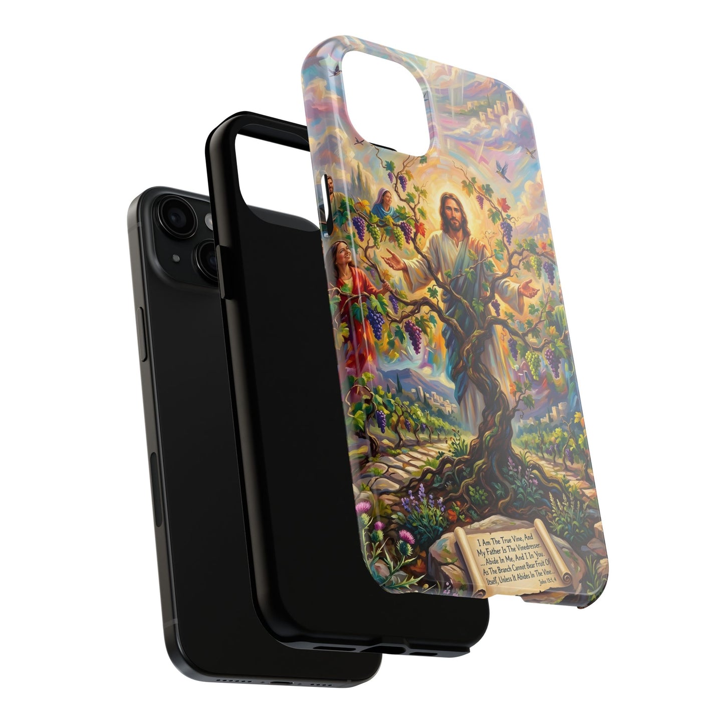 “I Am the True Vine - Abide in My Love” - Phone Case