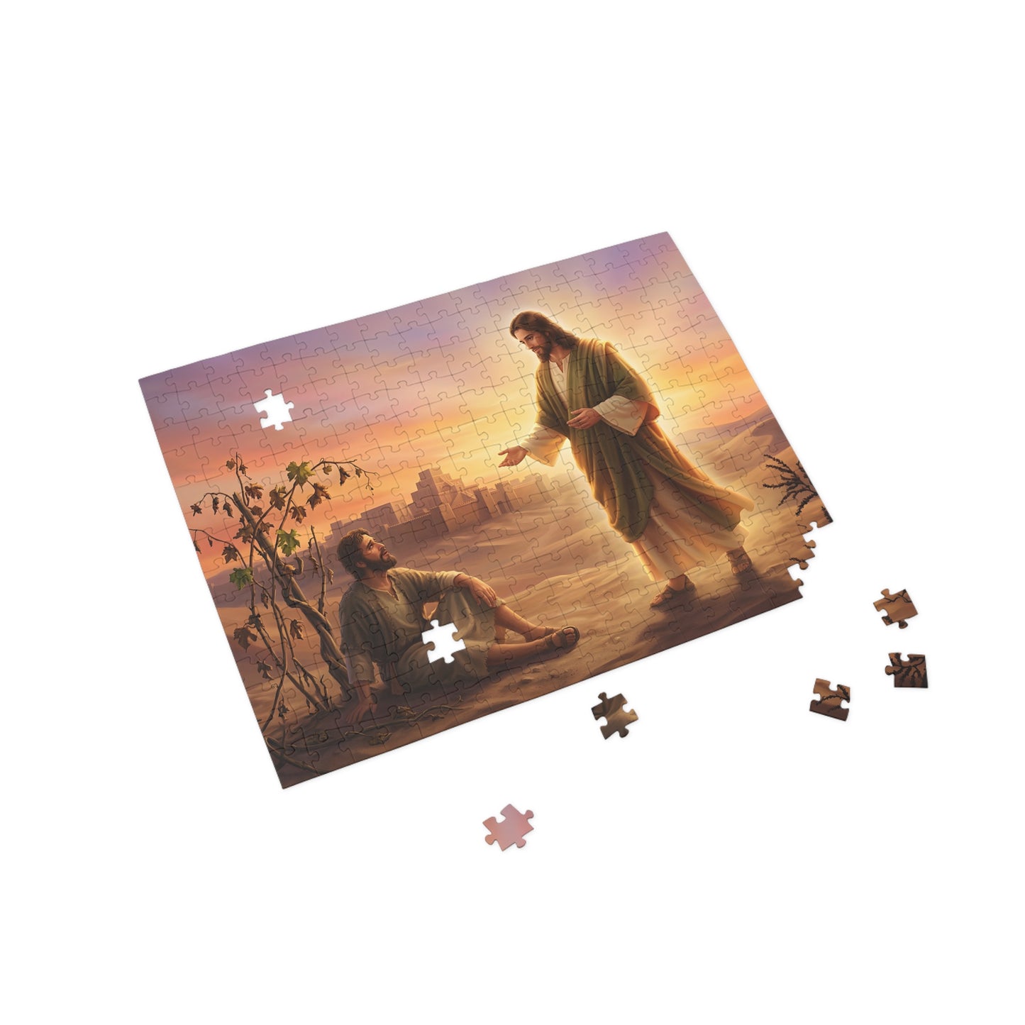 “Withered Vine - Jonah's Lesson in Mercy” - Jigsaw Puzzle