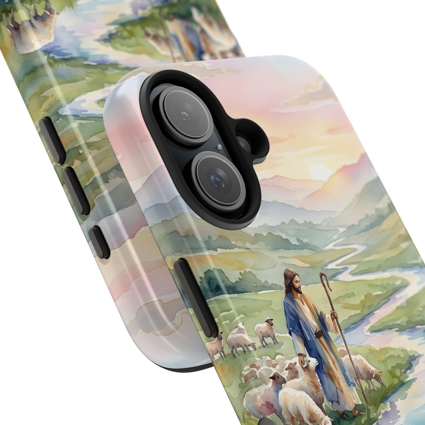 “Still Waters - Shepherd Leads His Flock” - Phone Case