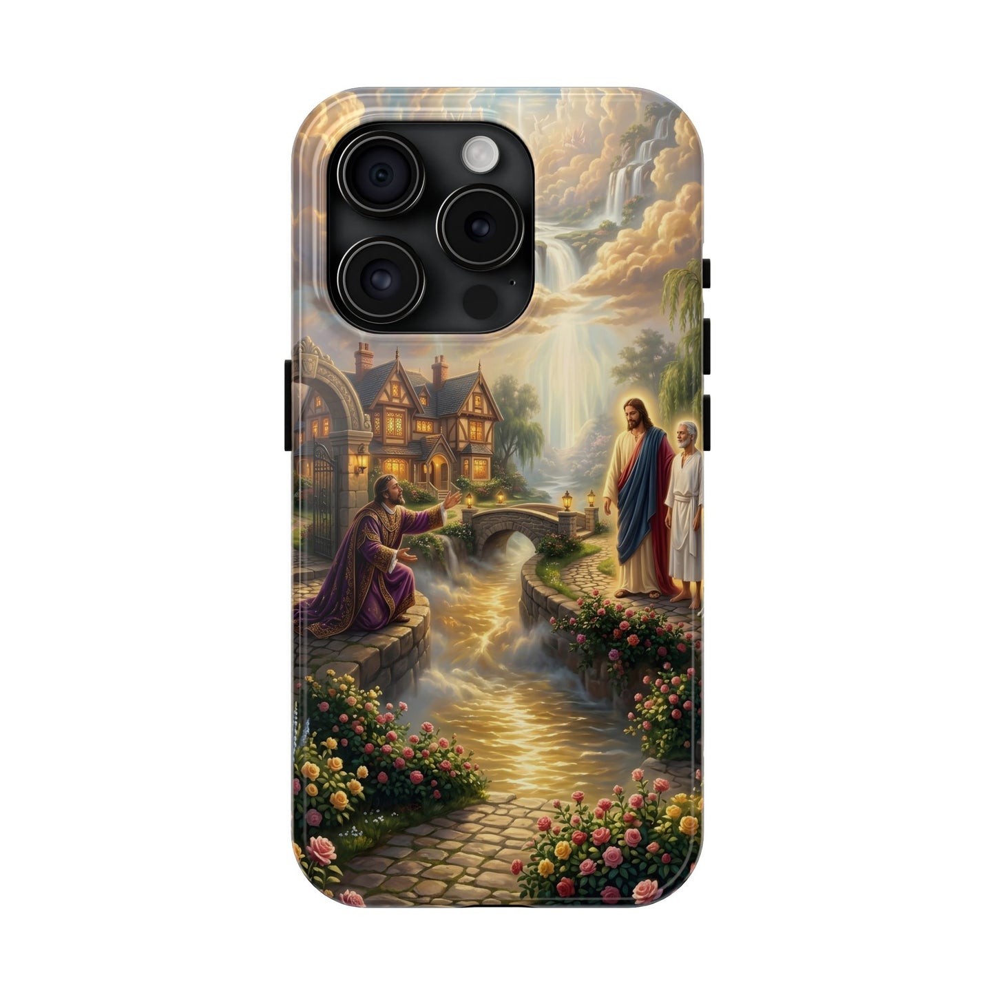 “The Great Reversal - Lazarus at the Rich Man’s Gate” - Phone Case