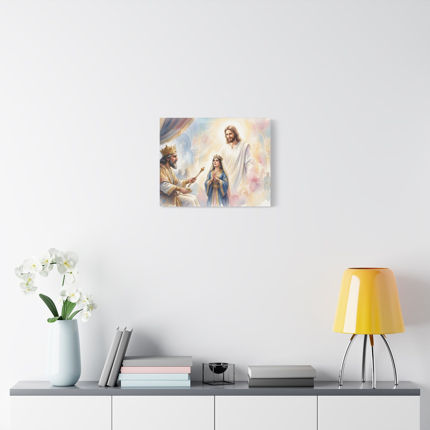 “For Such a Time - Esther Before Ahasuerus” - Canvas Art