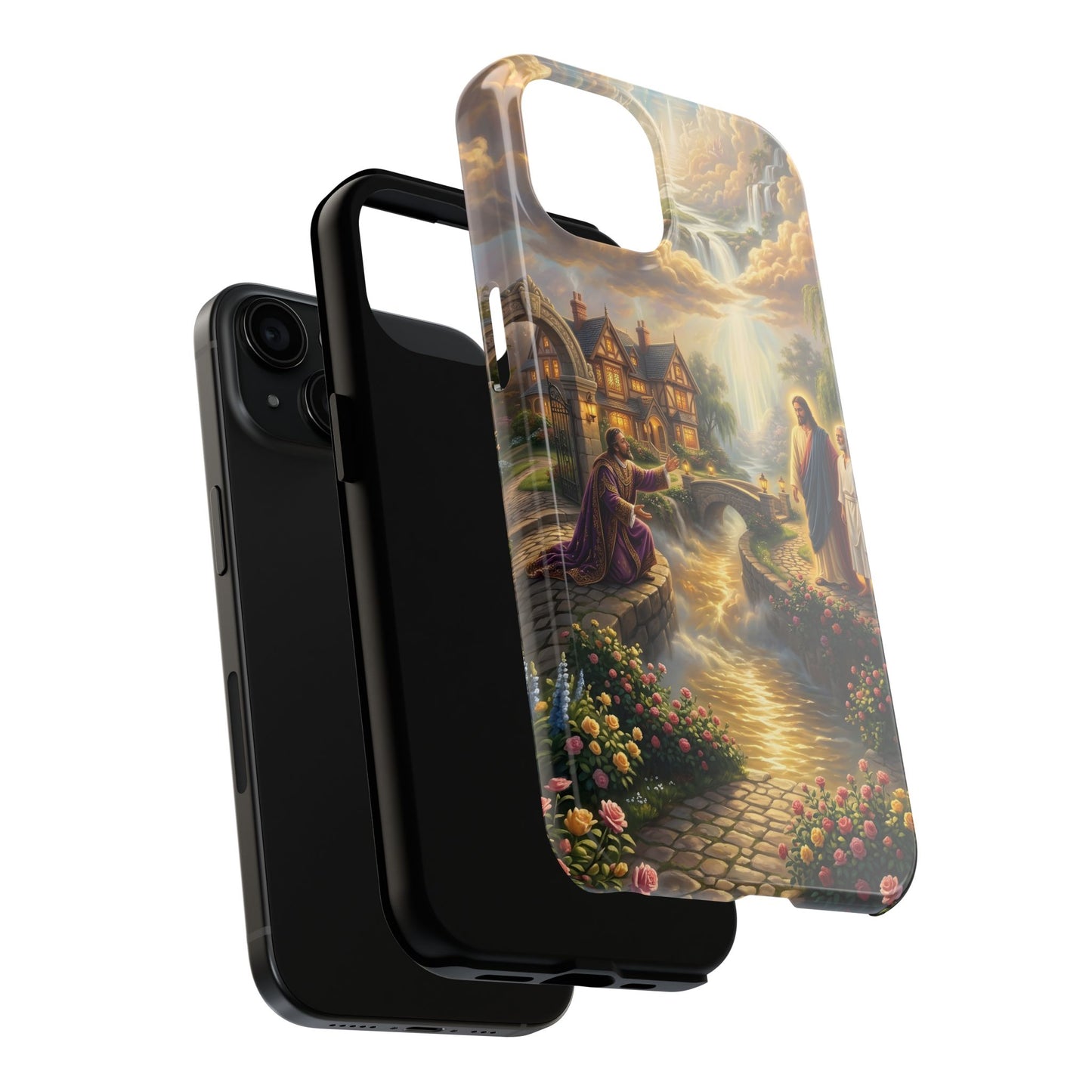 “The Great Reversal - Lazarus at the Rich Man’s Gate” - Phone Case