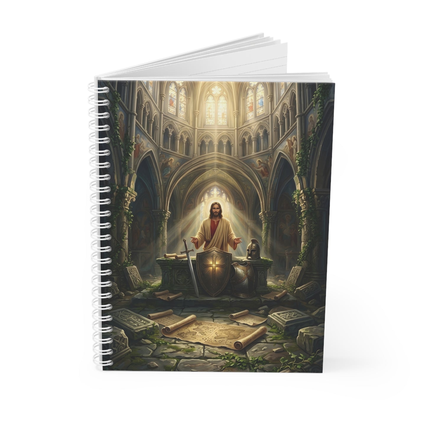 “Stand Firm - The Armor of God” - Spiral Notebook