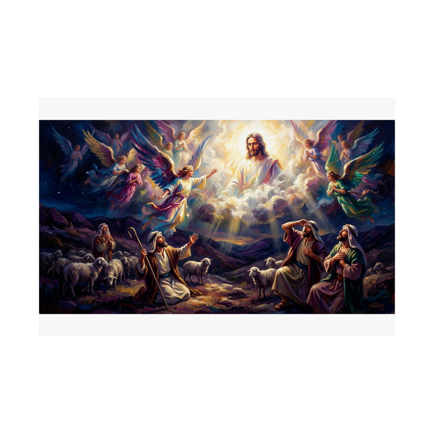 “Hark the Herald - Angels Announce the Savior” - Poster