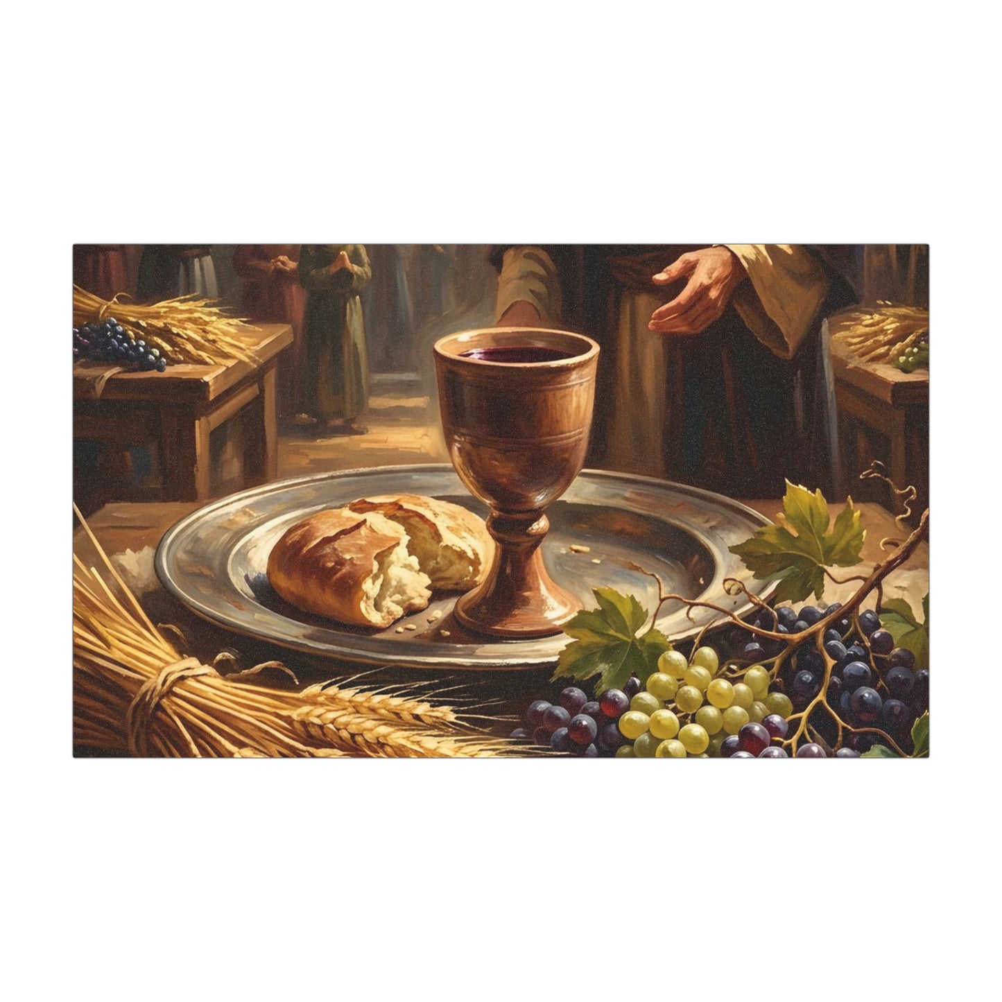 “The Harvest of Faith - Communion Still Life” - Car Magnet