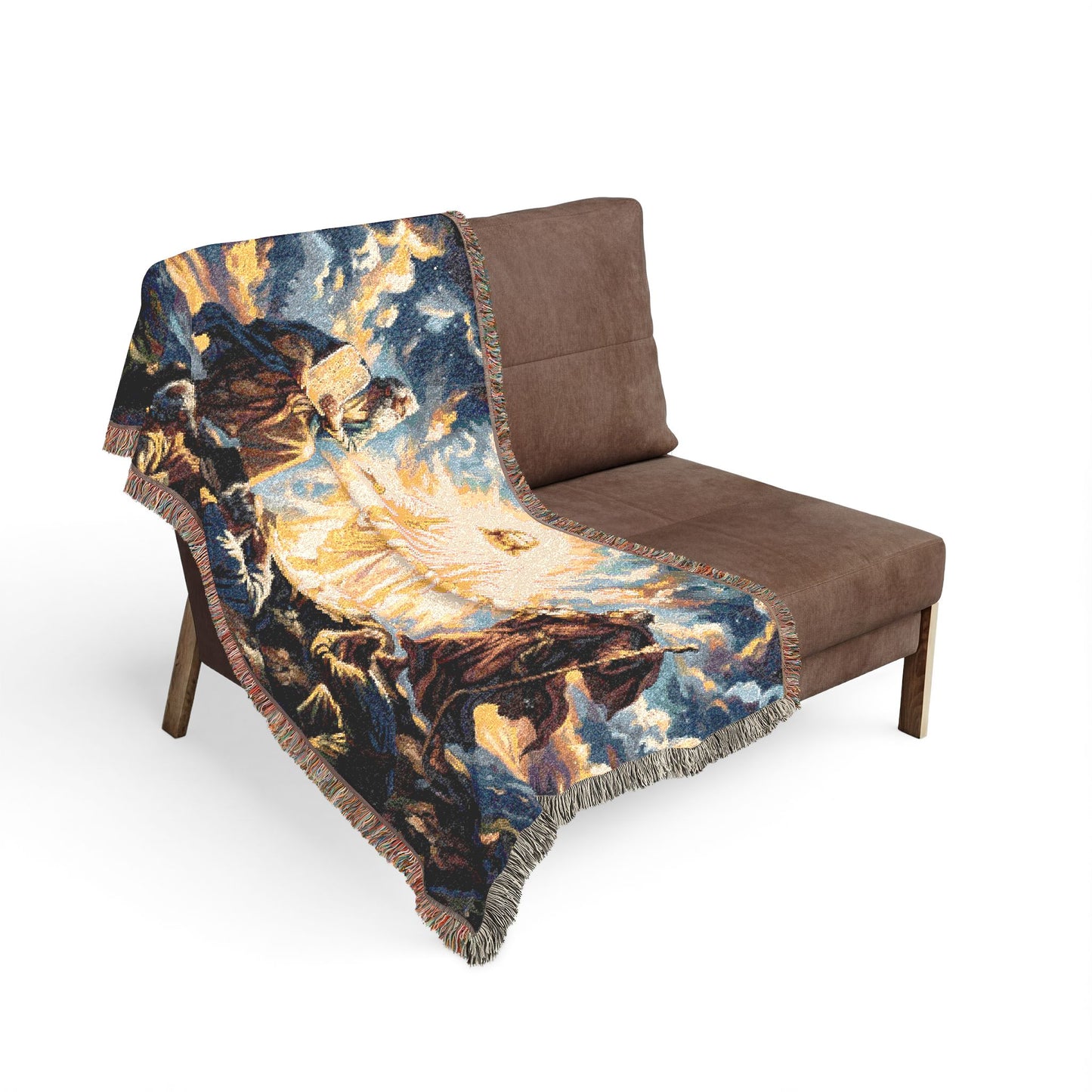 “Glorious Light - The Transfiguration of Jesus” - Woven Blanket