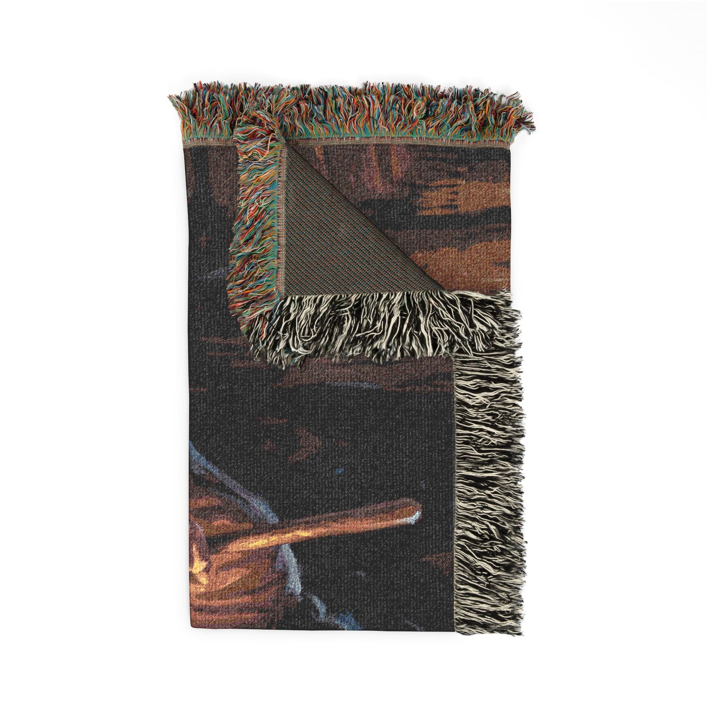 “Lost and Found - The Sweeping Woman of Luke 15” - Woven Blanket
