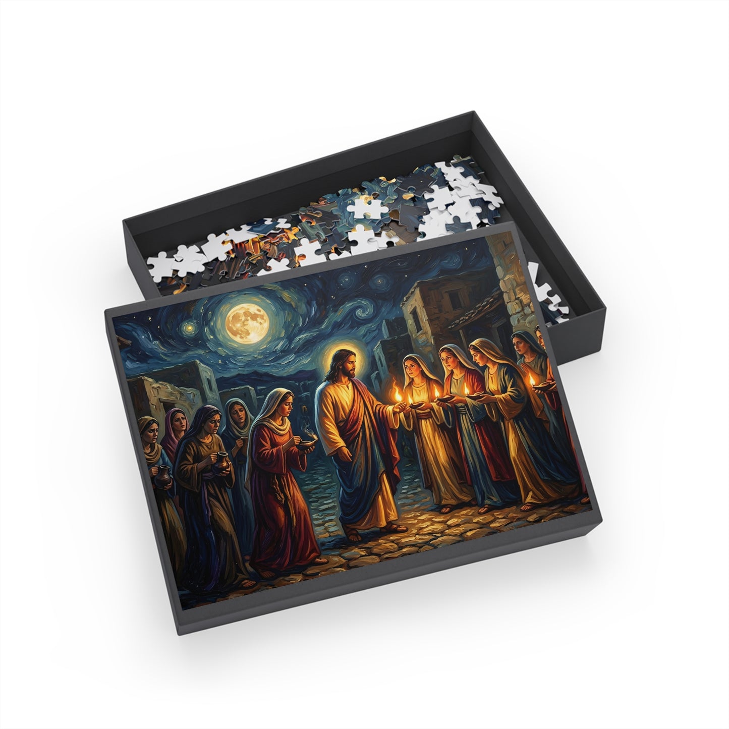 “Be Ready - Ten Virgins in Midnight Darkness” - Jigsaw Puzzle
