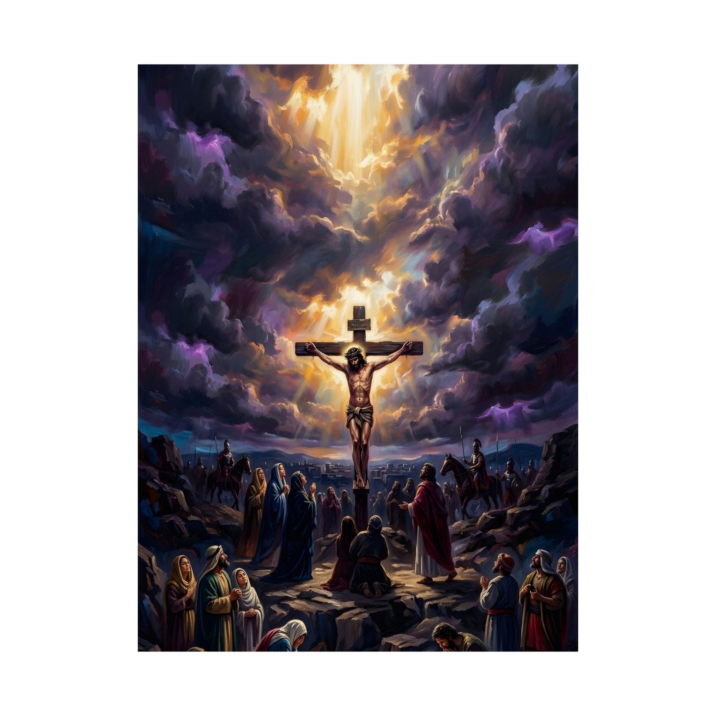 “It Is Finished - The Crucifixion at Calvary” - Poster