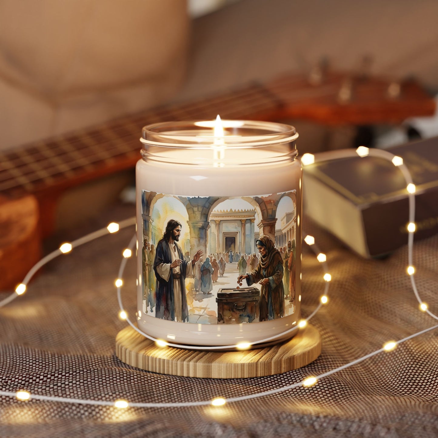 “Her Offering - The Widow's Mite at the Temple” - Scented Candle