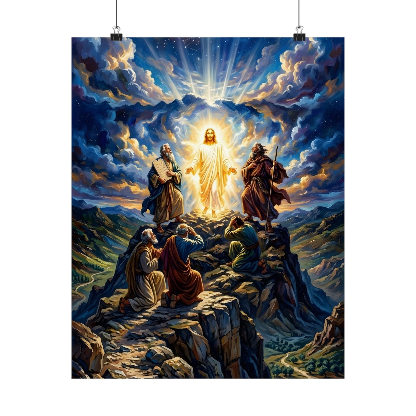 “Glorious Light - The Transfiguration of Jesus” - Poster
