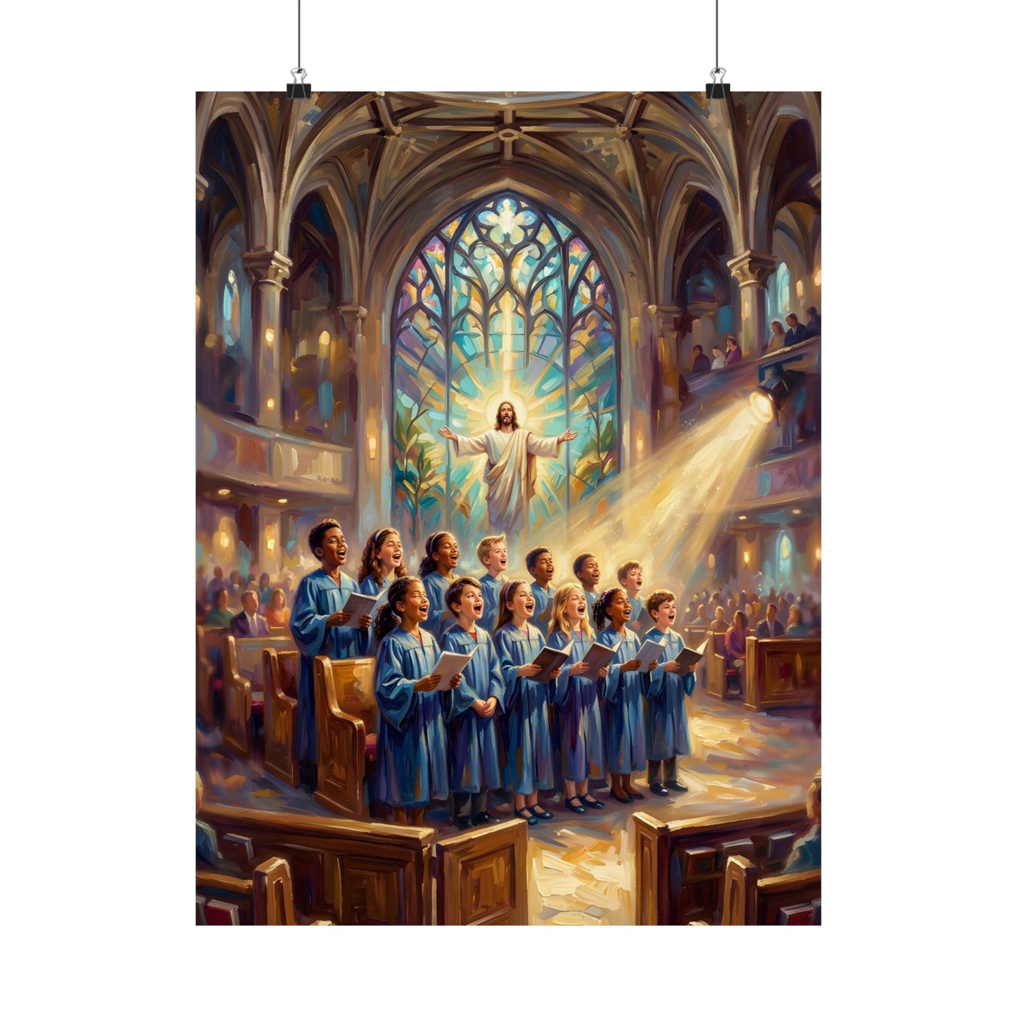 “Make a Joyful Noise - Children Sing Praise” - Poster