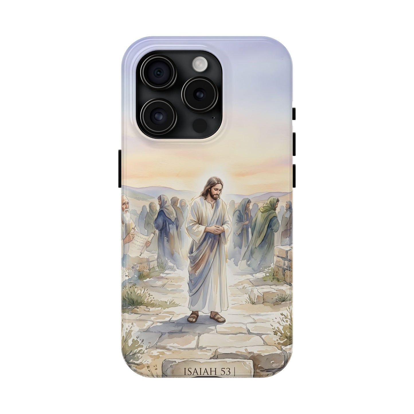 Isaiah prophesying the suffering servant - Phone Case