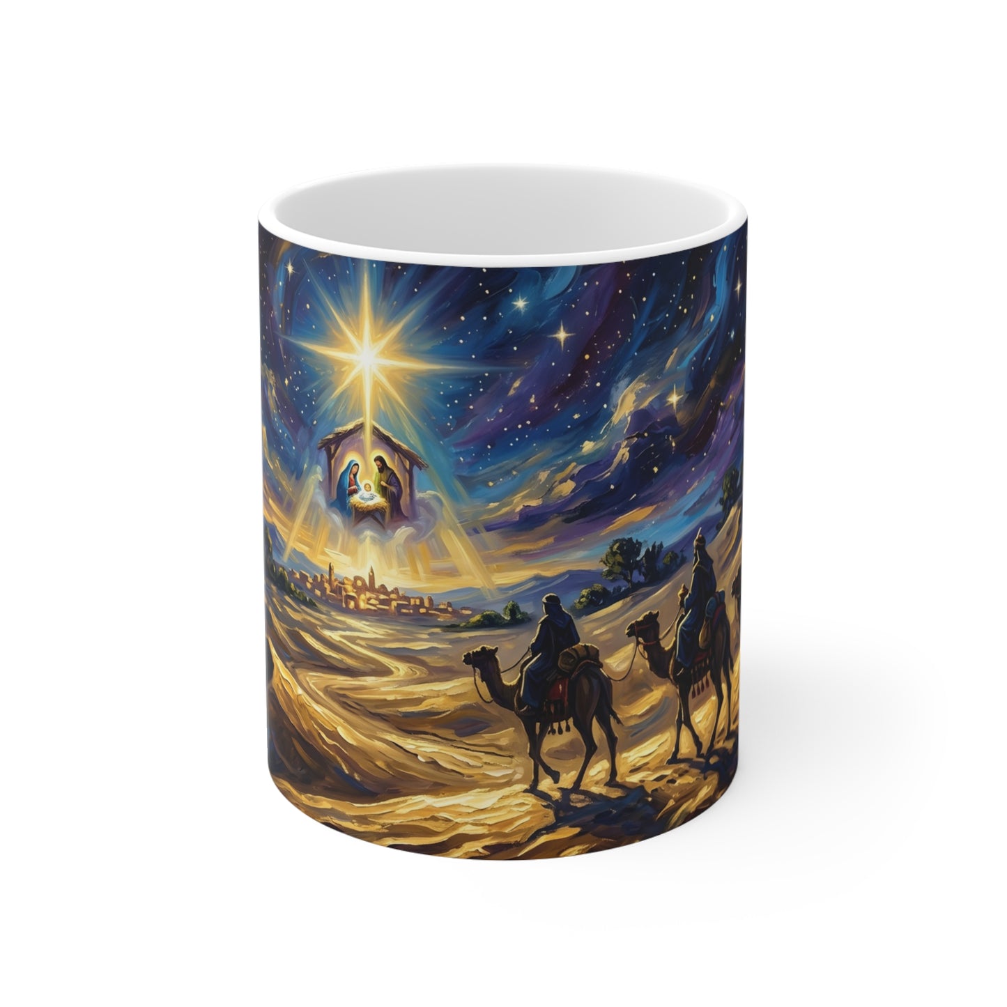 “Journey to Bethlehem - Wise Men Follow the Star” - Coffee Mug