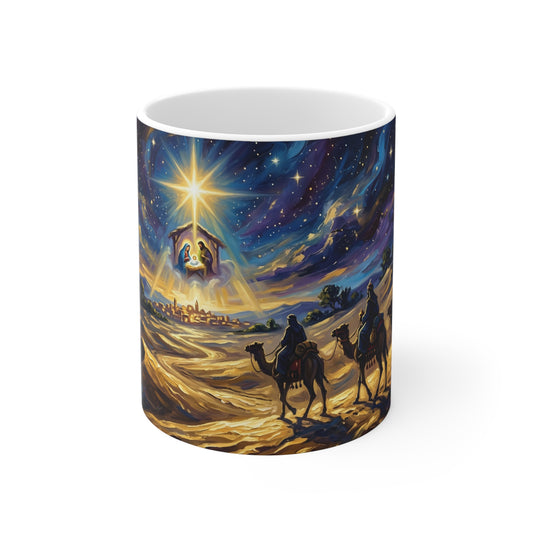 “Journey to Bethlehem - Wise Men Follow the Star” - Coffee Mug
