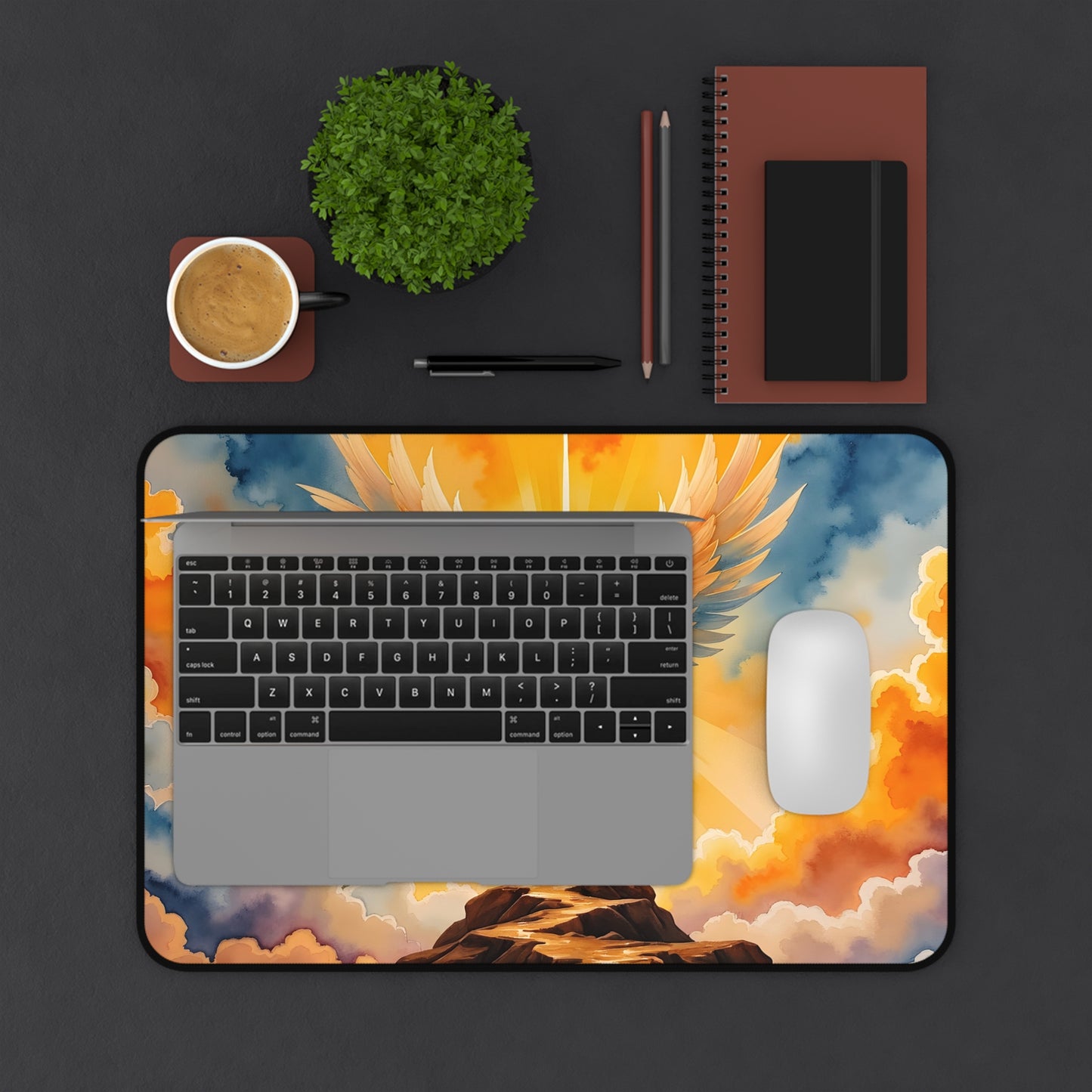 “Jacob's Gate - Angels Ascending and Descending” - Desk Mat
