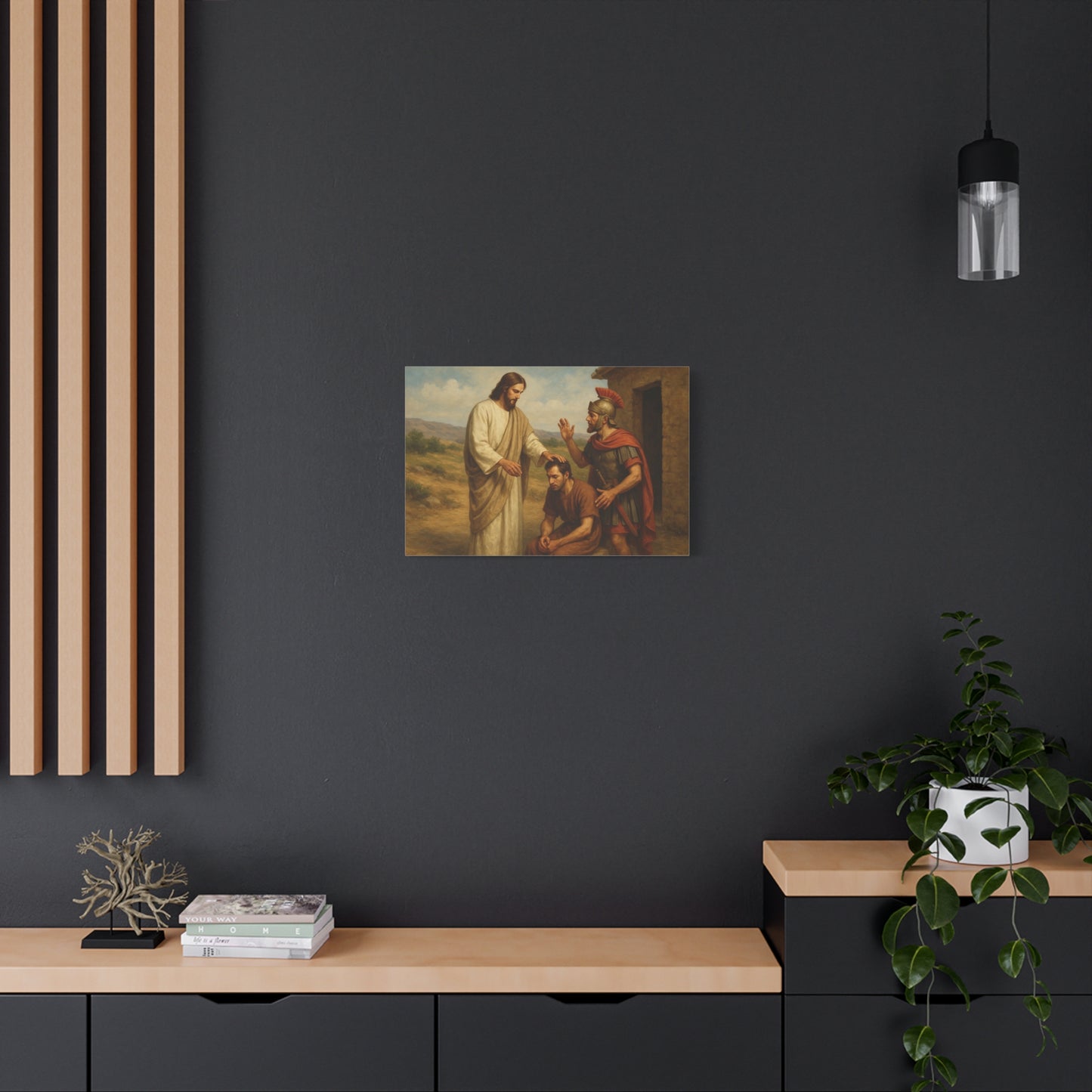 “Great Faith – Jesus Heals the Centurion’s Servant” - Canvas Art