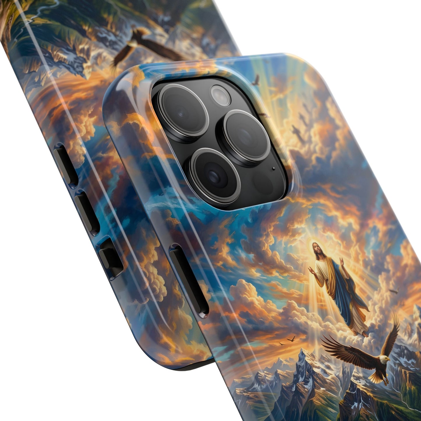 “Soaring Like Eagles - Hope in the Lord Over Mountains” - Phone Case