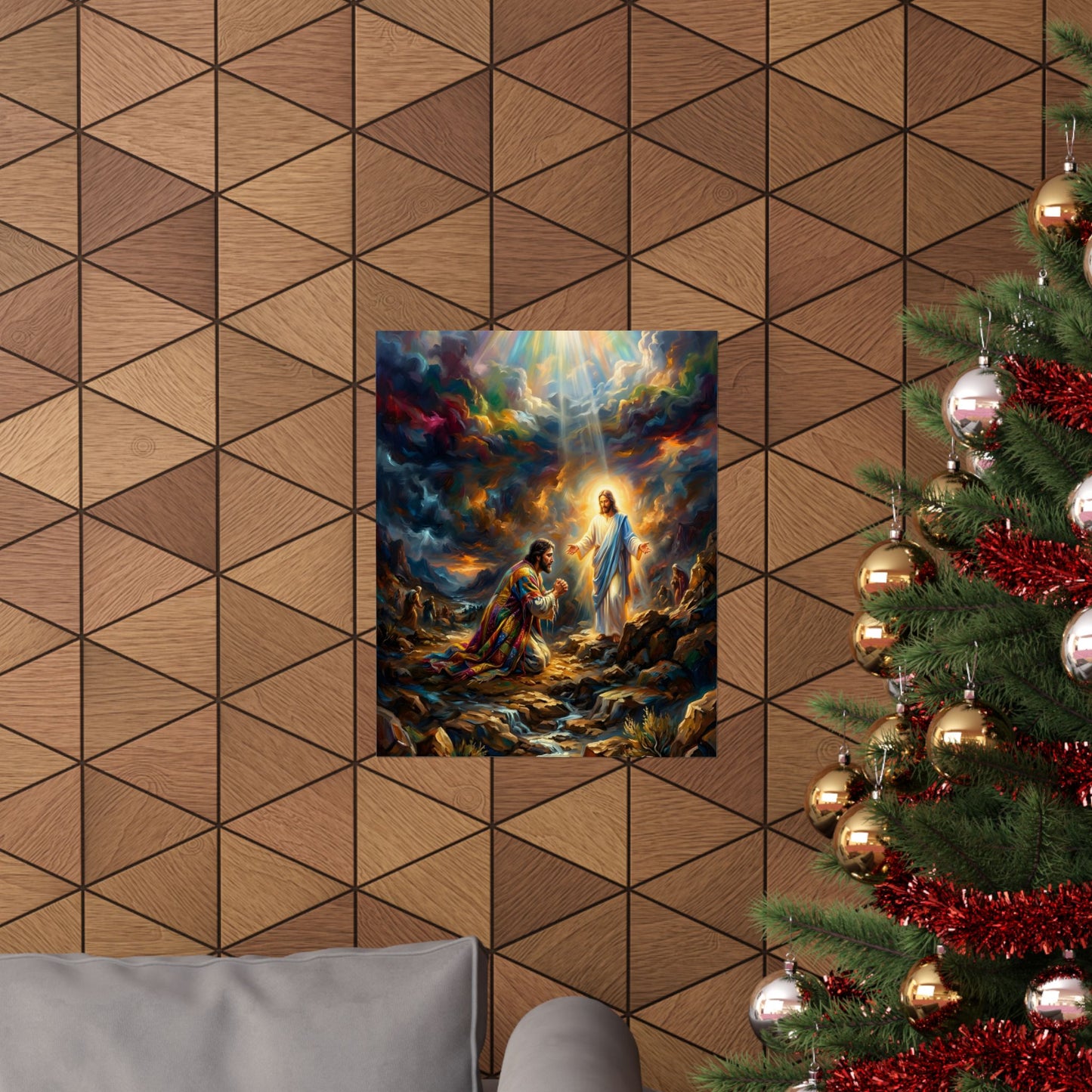 “Coat of Many Colors - Joseph's Enduring Faith” - Poster