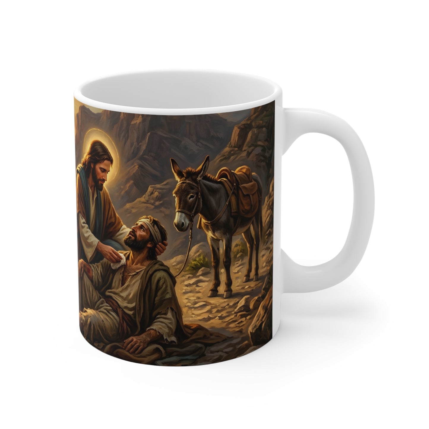 “The Good Samaritan - Compassion on the Jericho Road” - Coffee Mug