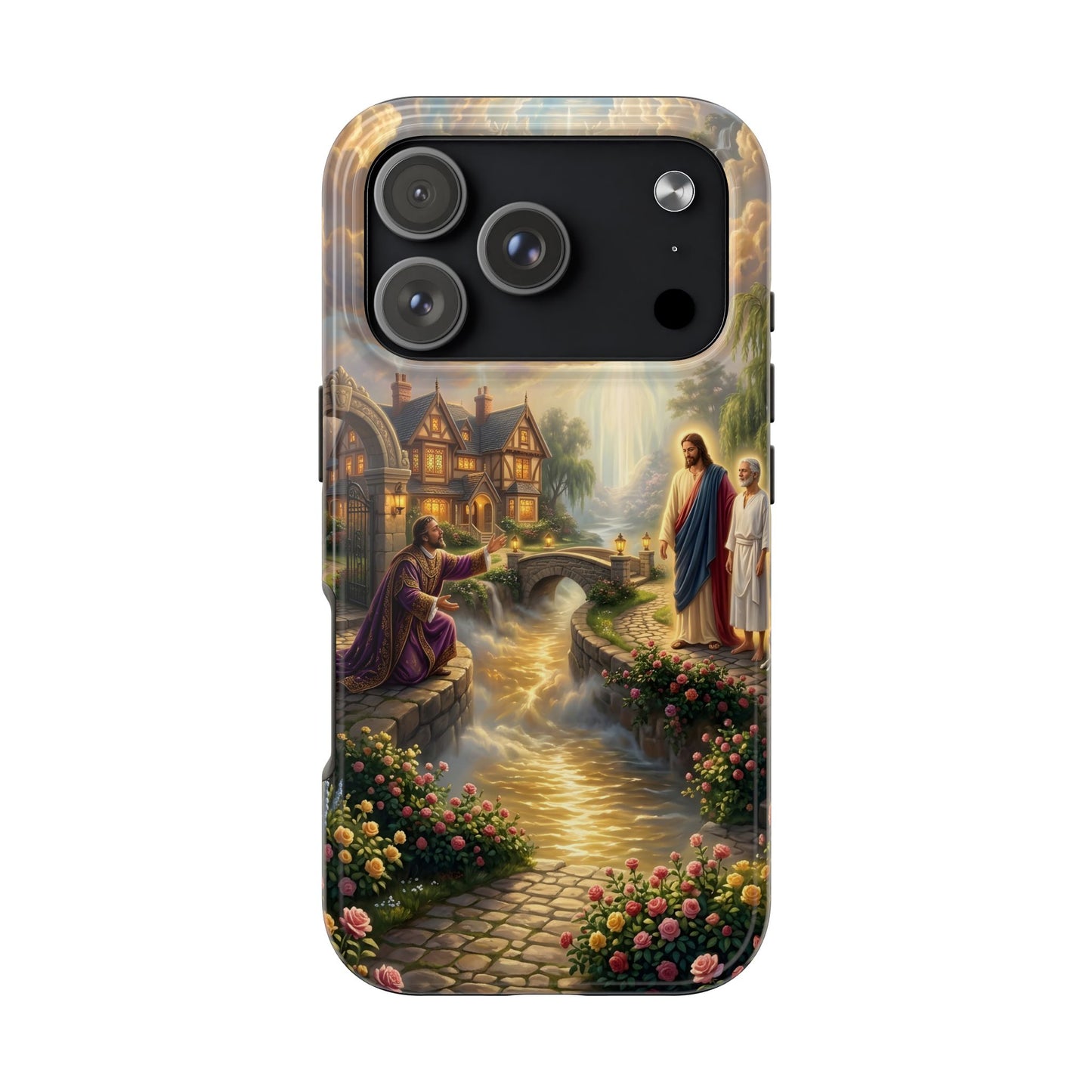 “The Great Reversal - Lazarus at the Rich Man’s Gate” - Phone Case