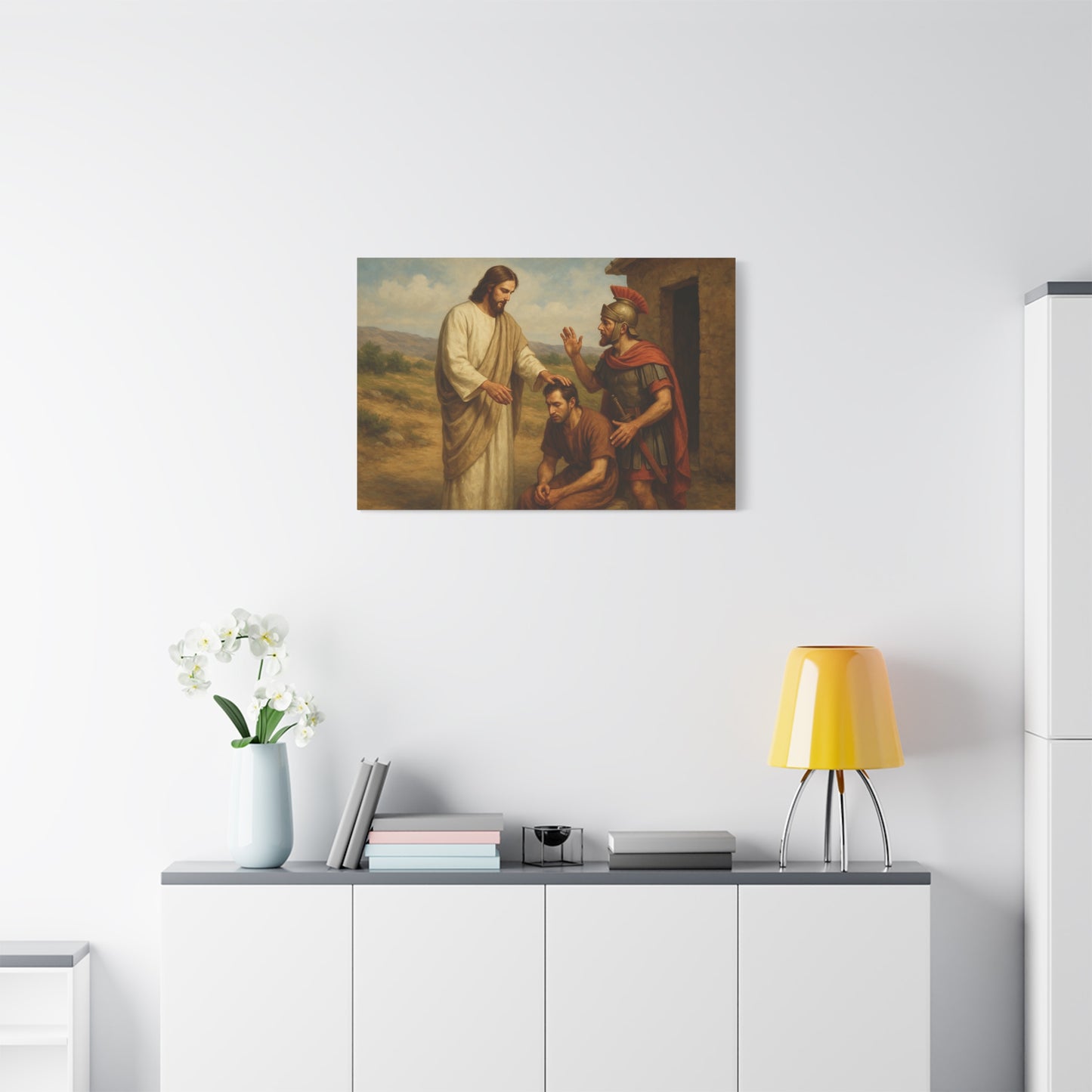 “Great Faith – Jesus Heals the Centurion’s Servant” - Canvas Art
