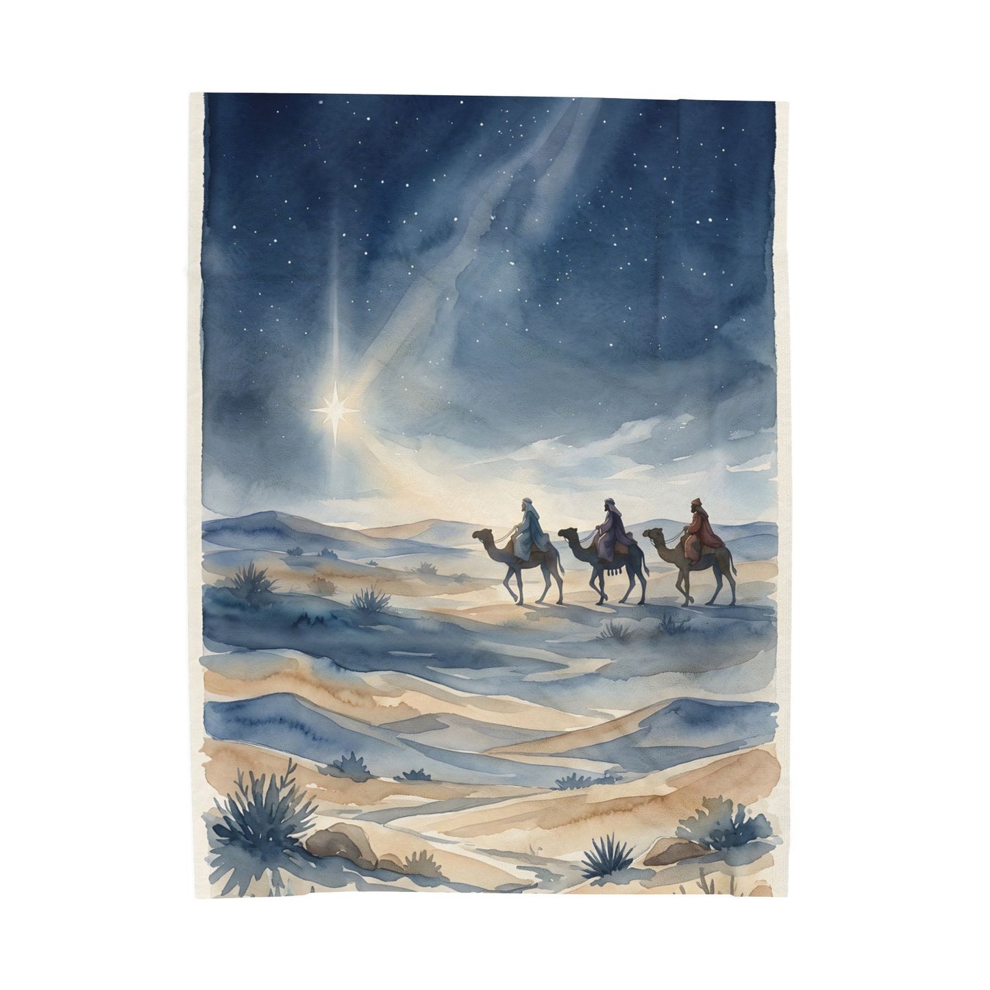 “Star of Wonder - Journey of the Magi” - Plush Blanket