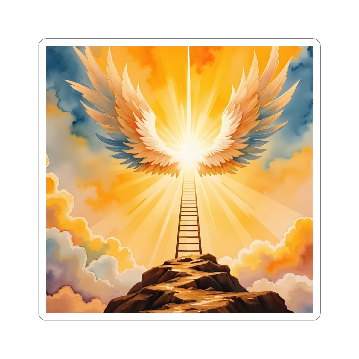 “Jacob's Gate - Angels Ascending and Descending” - Sticker