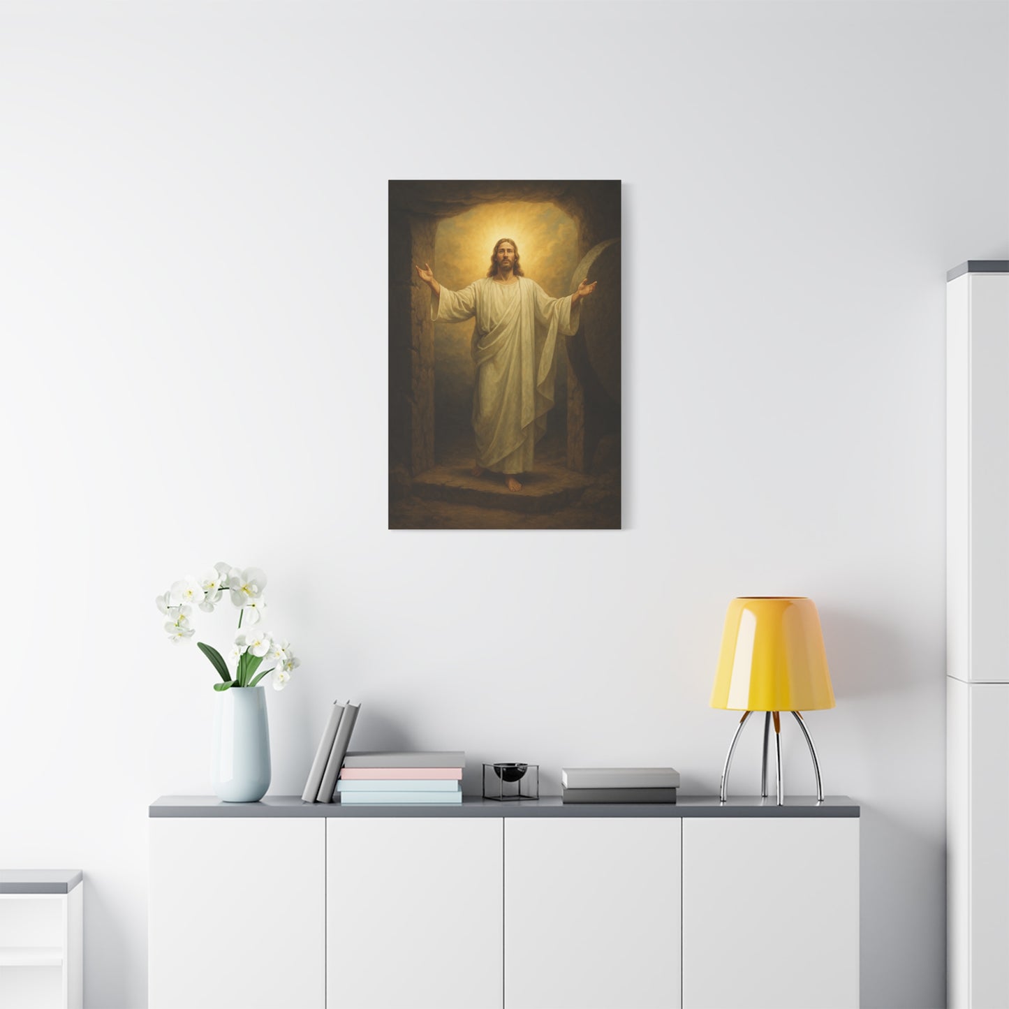 “He Is Risen – Luke 24:5–8” - Canvas Art