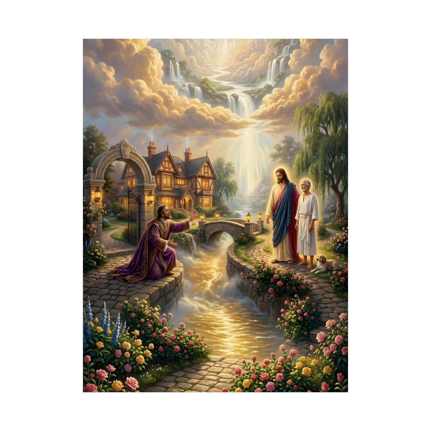 “The Great Reversal - Lazarus at the Rich Man’s Gate” - Poster
