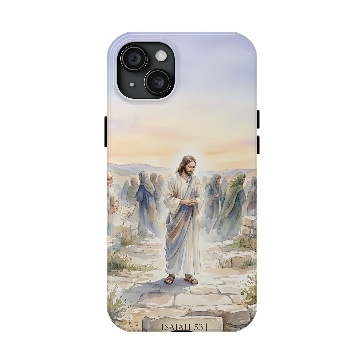 Isaiah prophesying the suffering servant - Phone Case