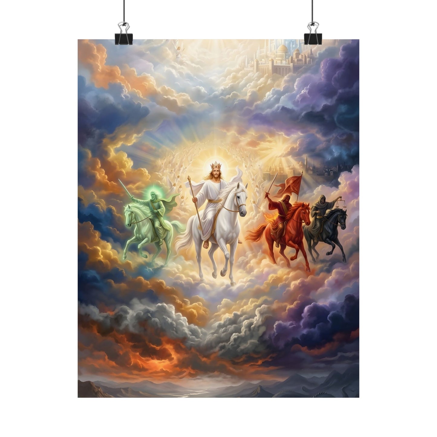 “Behold, A Pale Horse - The Four Horsemen” - Poster