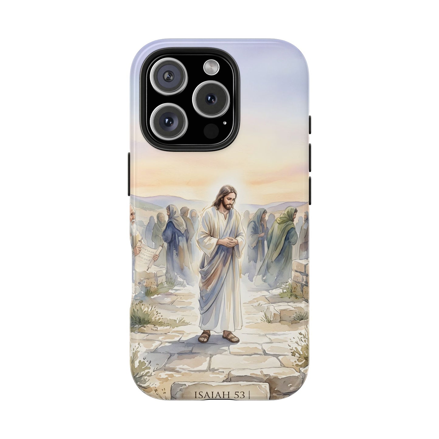 Isaiah prophesying the suffering servant - Phone Case