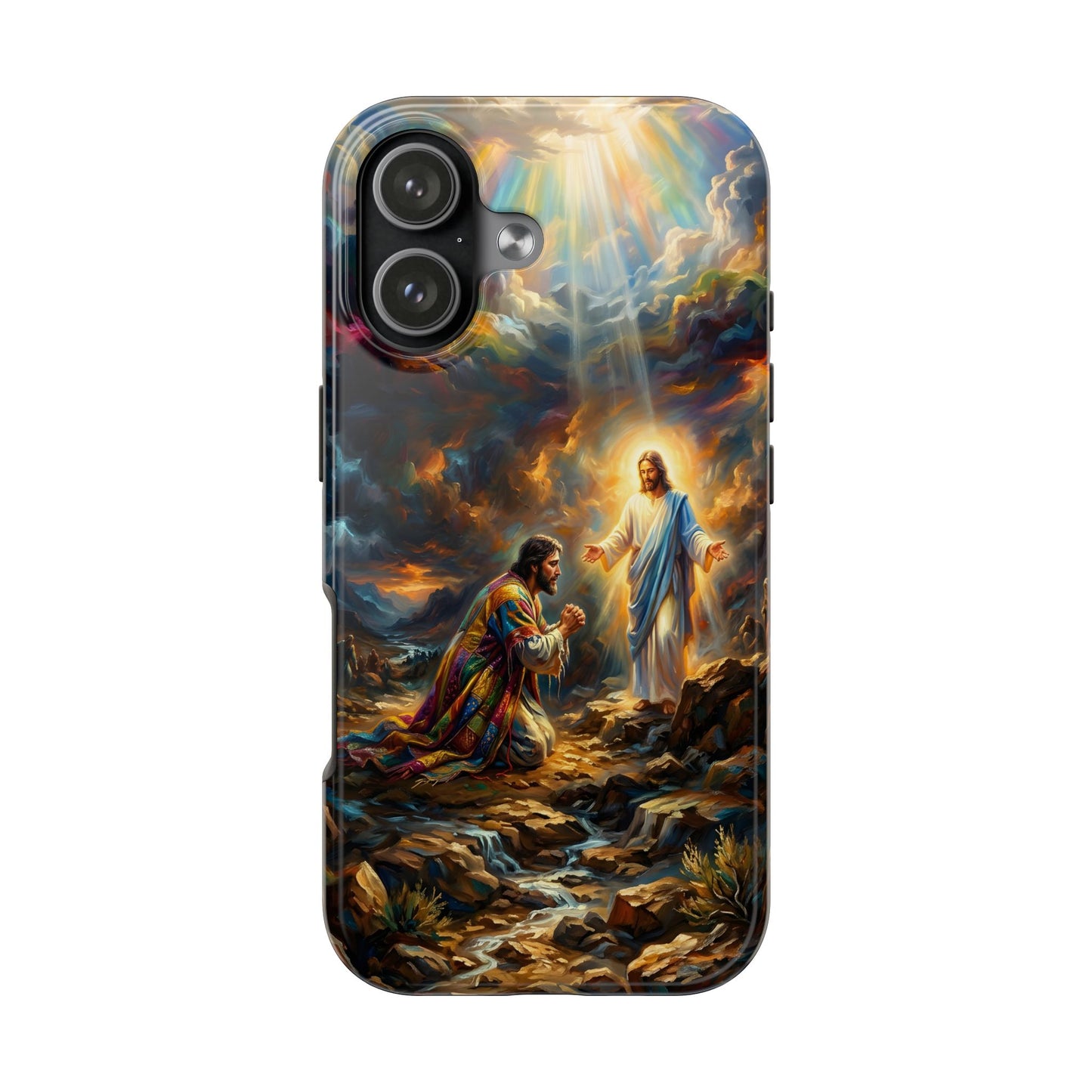 “Coat of Many Colors - Joseph's Enduring Faith” - Phone Case