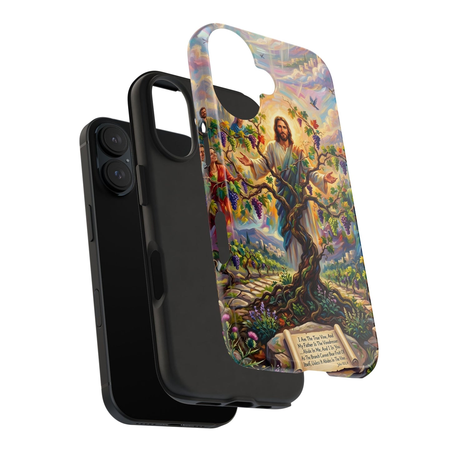 “I Am the True Vine - Abide in My Love” - Phone Case