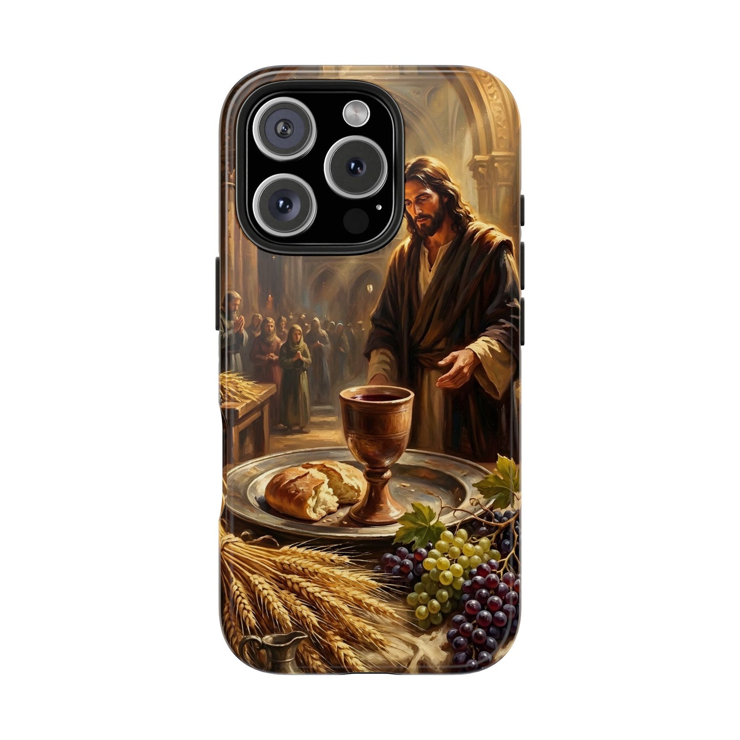 “The Harvest of Faith - Communion Still Life” - Phone Case