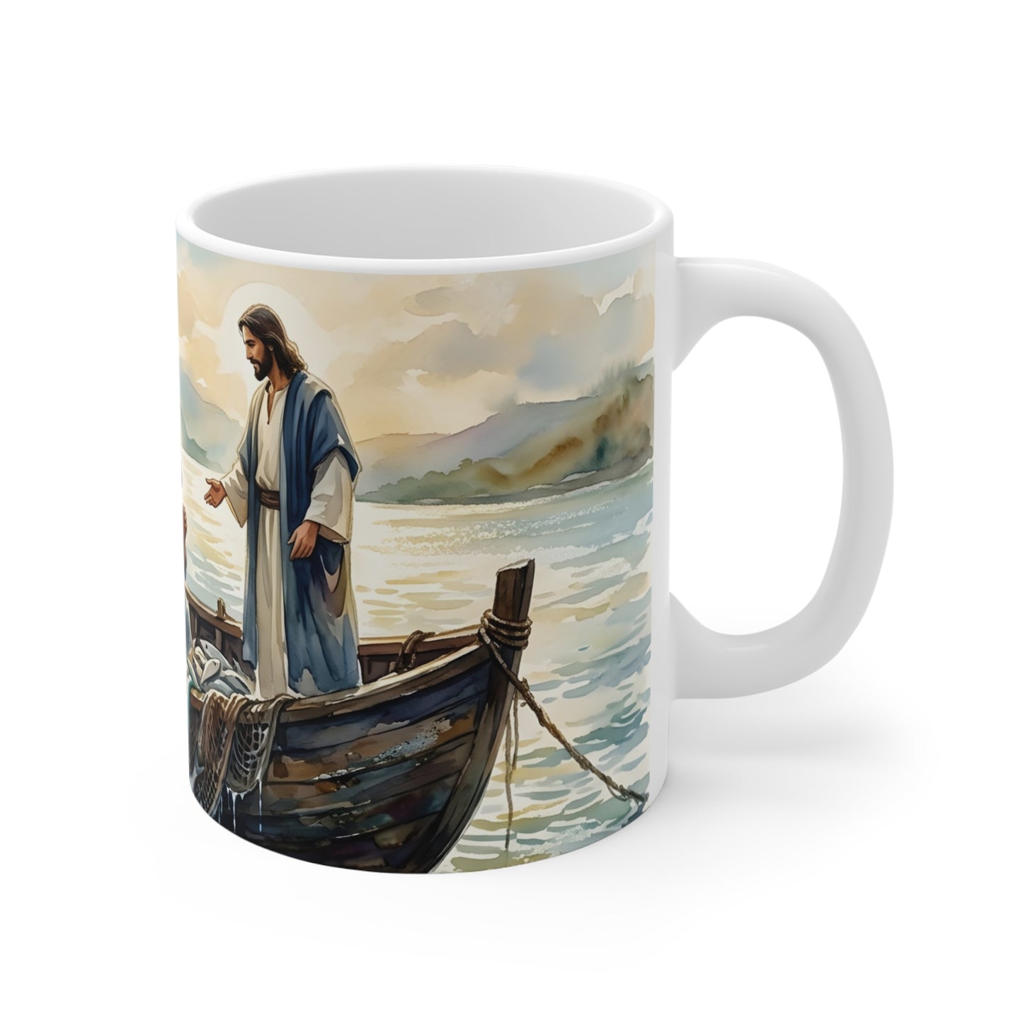 “Cast Your Nets - The Miraculous Catch” - Coffee Mug