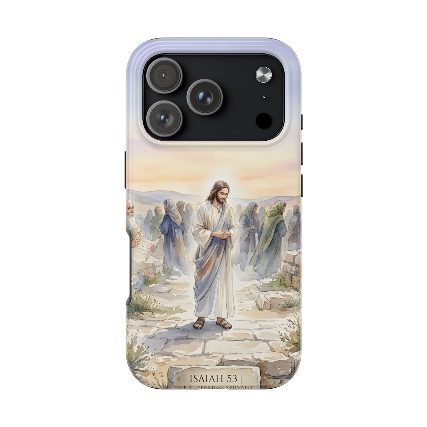 Isaiah prophesying the suffering servant - Phone Case