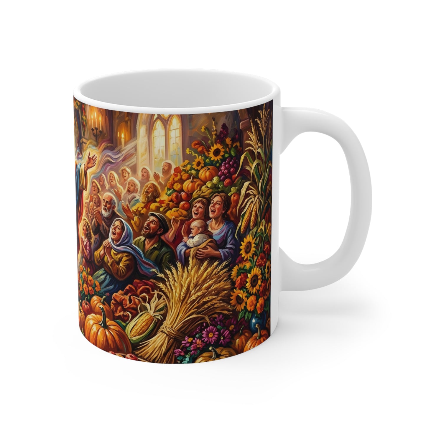 “Bountiful Blessings - A Harvest of Thanksgiving” - Coffee Mug