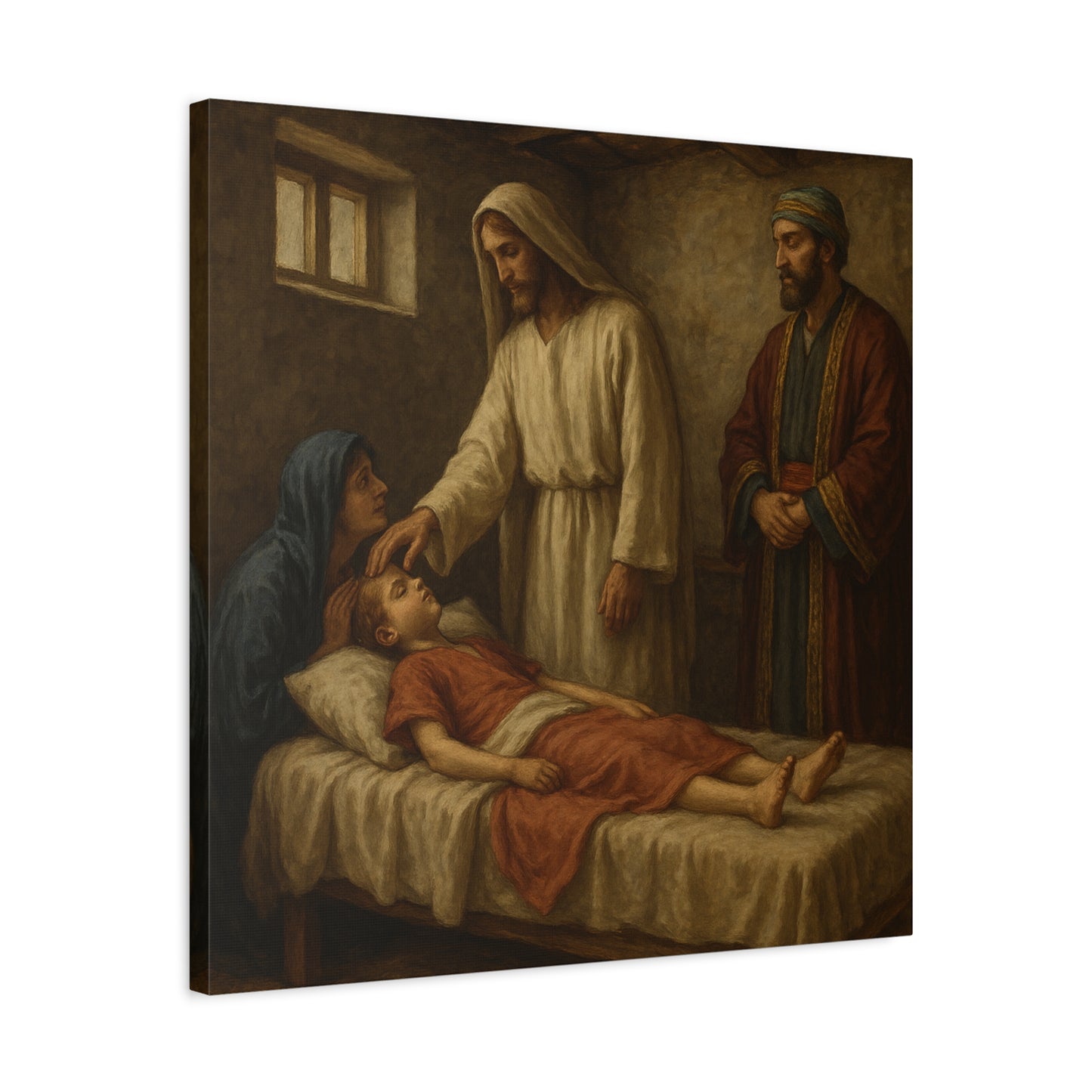 “The Healing Word – Jesus Restores the Nobleman’s Son” - Canvas Art
