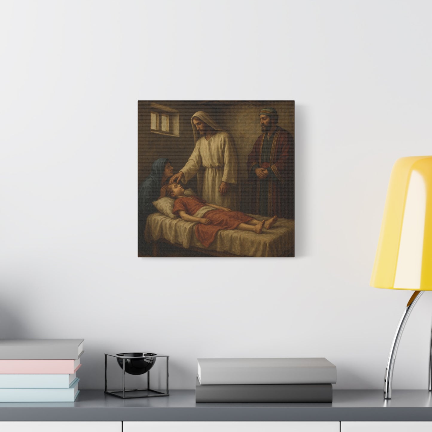 “The Healing Word – Jesus Restores the Nobleman’s Son” - Canvas Art