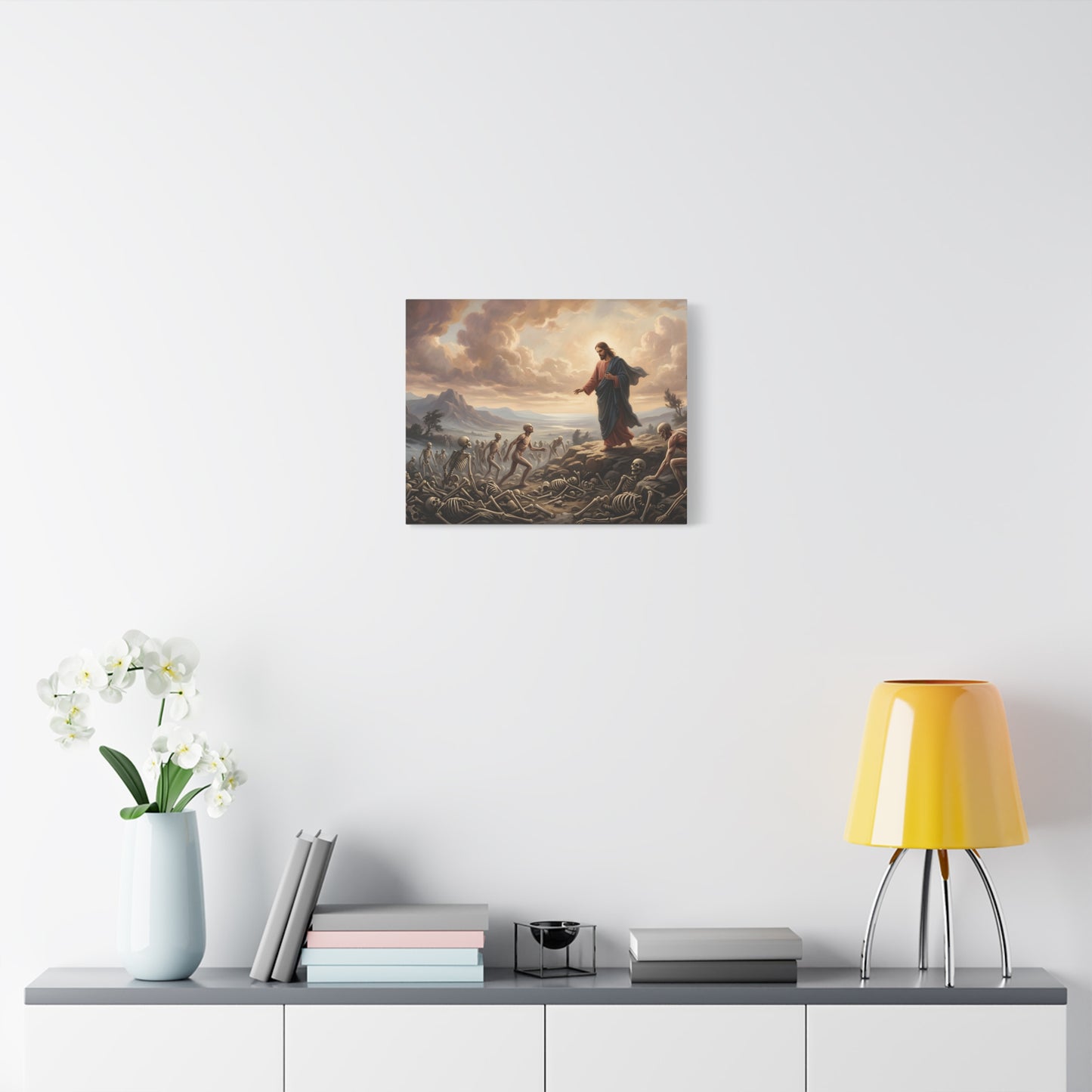 “Valley of Dry Bones - Ezekiel 37 Resurrection” - Canvas Art