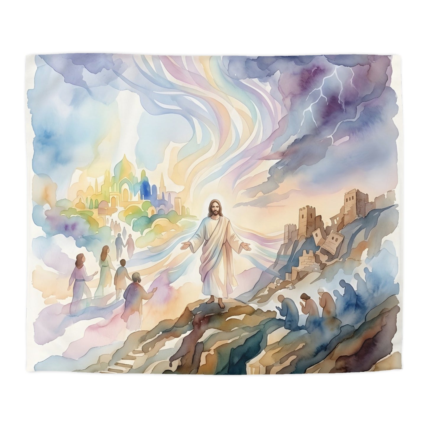 “Pride's Downfall - Obadiah's Prophecy” - Duvet Cover
