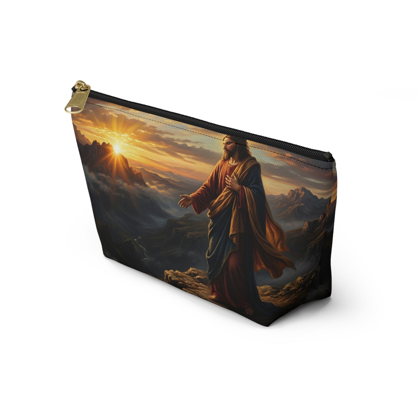 “Joy Comes in the Morning - Sunrise Over Dark Valley” - Accessory Pouch