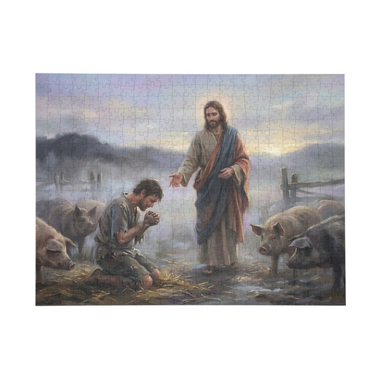 “Turning Point - The Prodigal Son's Repentance” - Jigsaw Puzzle