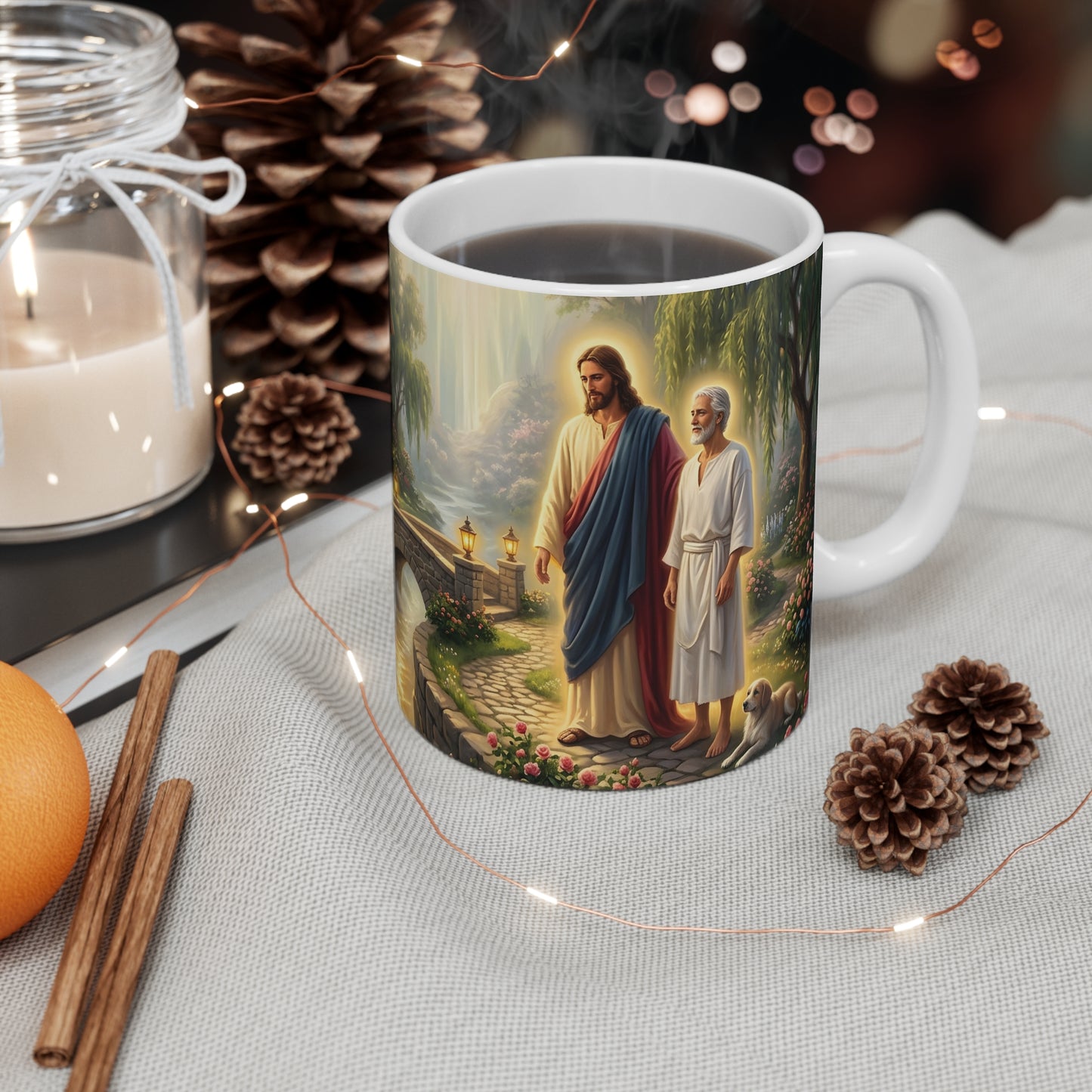 “The Great Reversal - Lazarus at the Rich Man’s Gate” - Coffee Mug