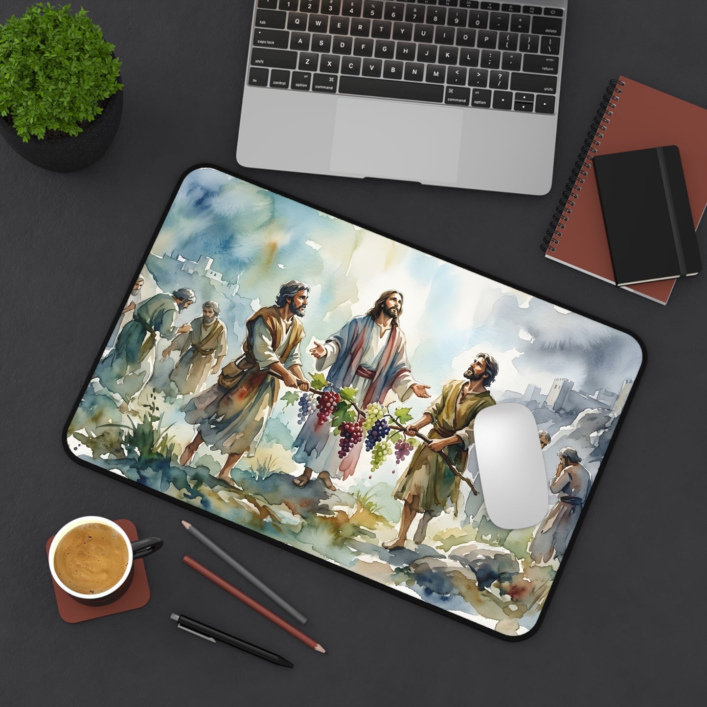“Promised Land - The Spies Return from Canaan” - Desk Mat