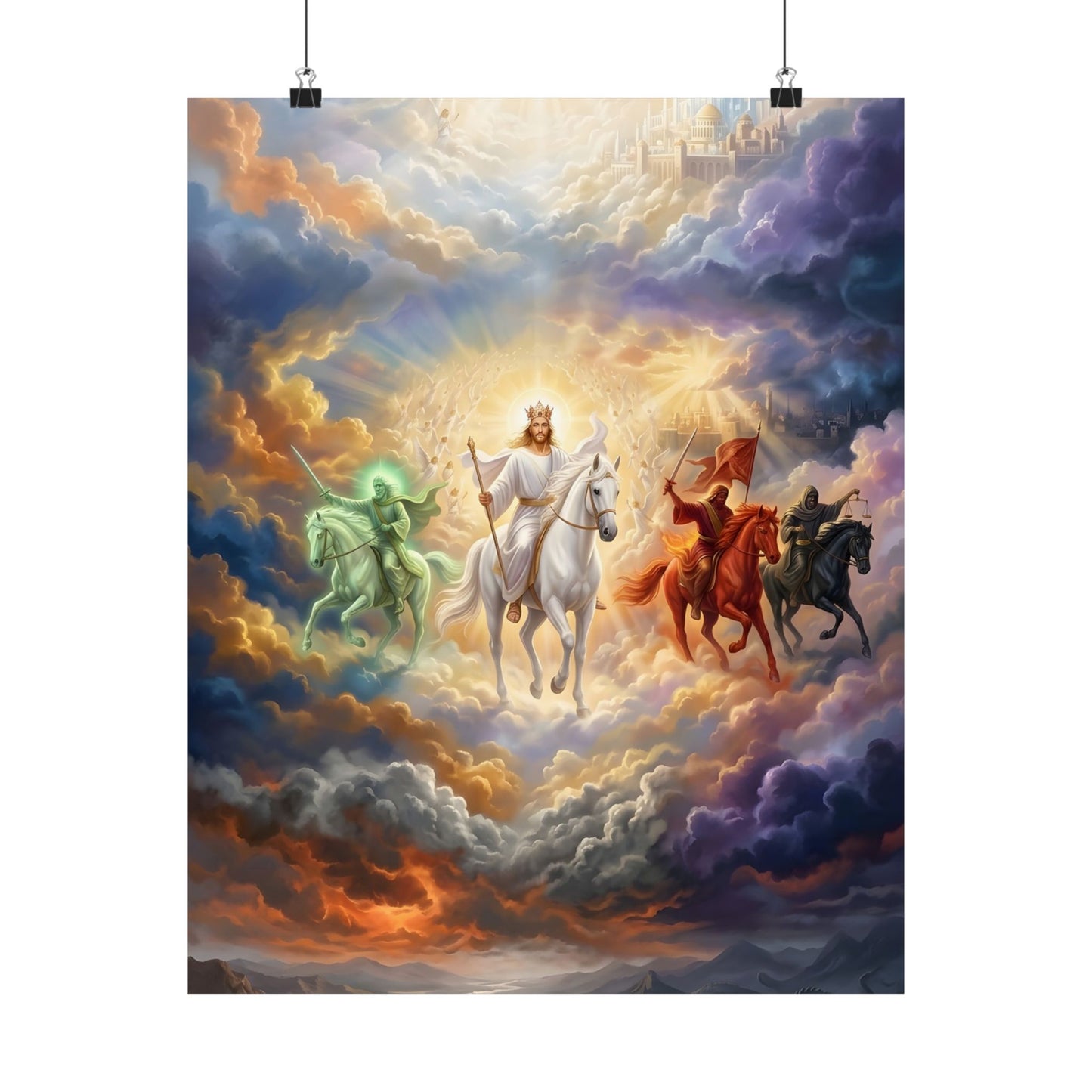 “Behold, A Pale Horse - The Four Horsemen” - Poster