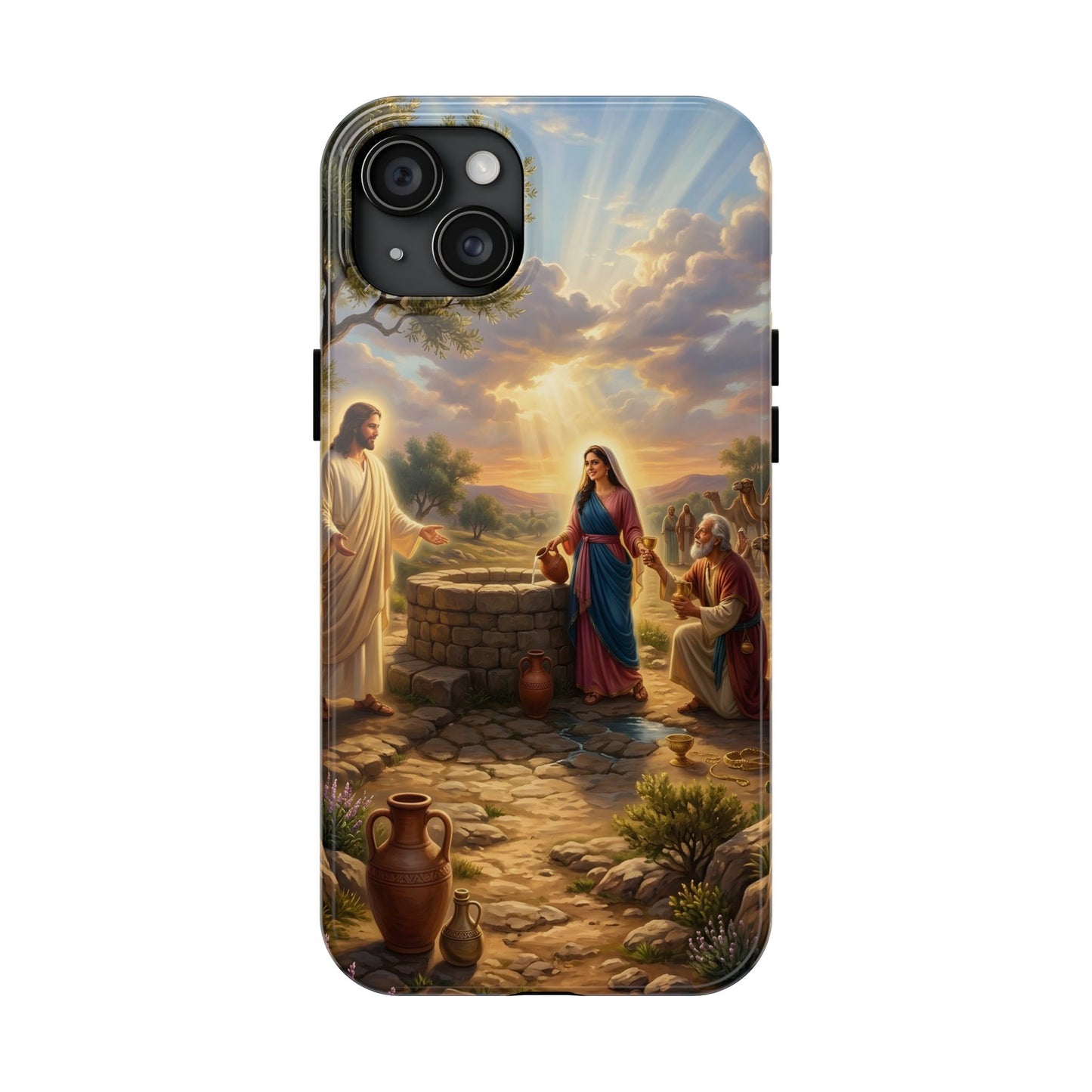 “Providence Unveiled - Rebekah at the Well” - Phone Case