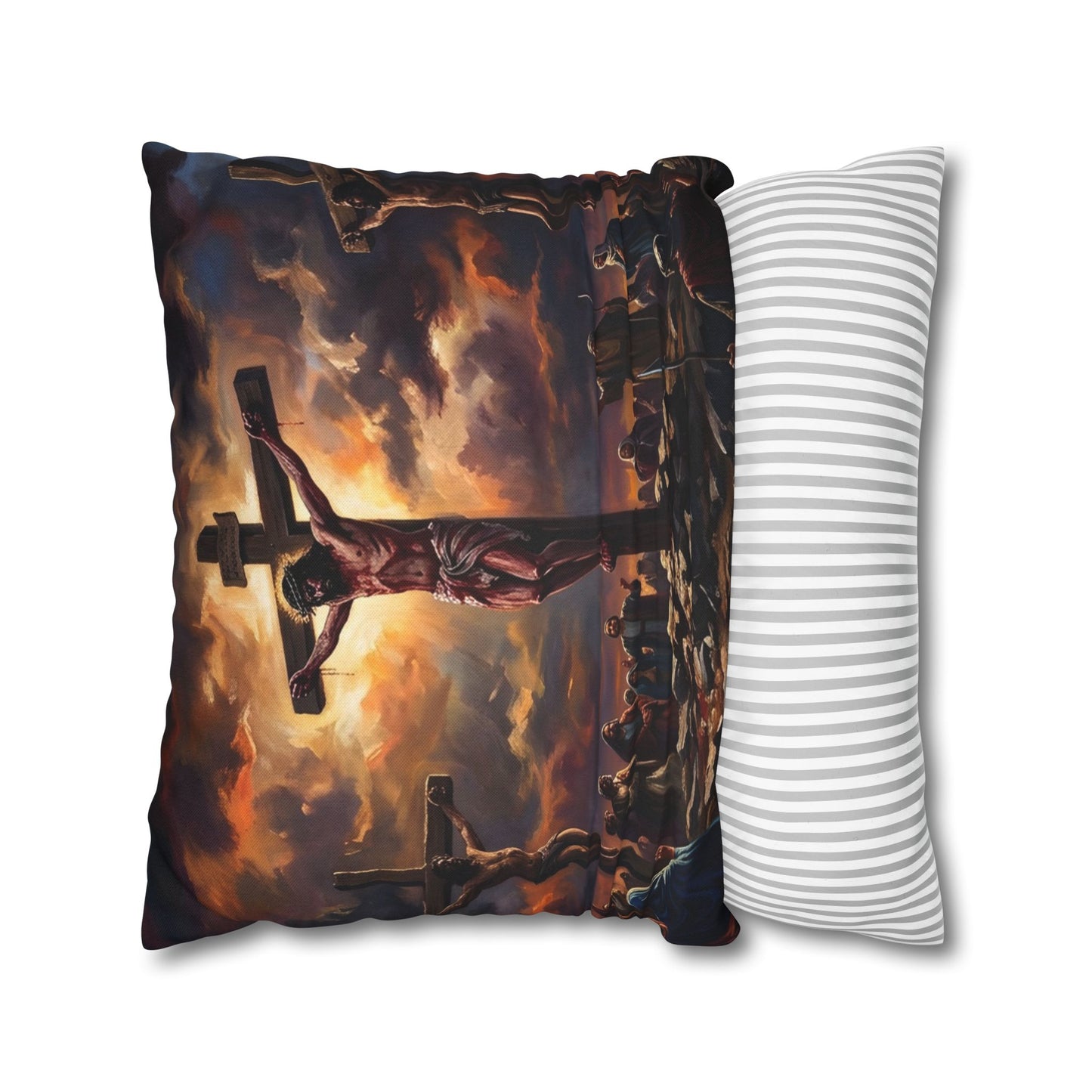 “It Is Finished - The Crucifixion at Calvary” - Pillowcase